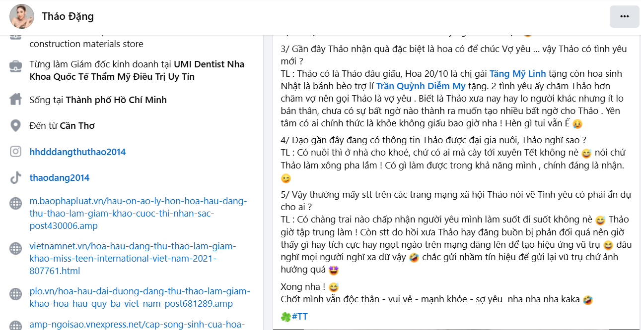 Hoa hậu Đặng Thu Thảo xác nhận chuyện tình cảm hiện tại sau 2 năm công khai bạn trai: “Sợ yêu nha”- Ảnh 1. Hoa hậu Đặng Thu Thảo xác nhận chuyện tình cảm hiện tại sau 2 năm công khai bạn trai: “Sợ yêu nha”- Ảnh 1.