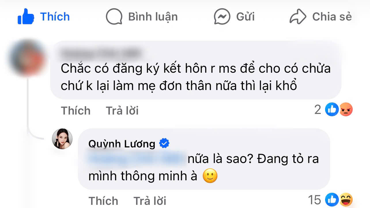 Quỳnh Lương đáp trả netizen kém duyên đá xéo chuyện mang thai lần 2- Ảnh 2. Quỳnh Lương đáp trả netizen kém duyên đá xéo chuyện mang thai lần 2- Ảnh 2.