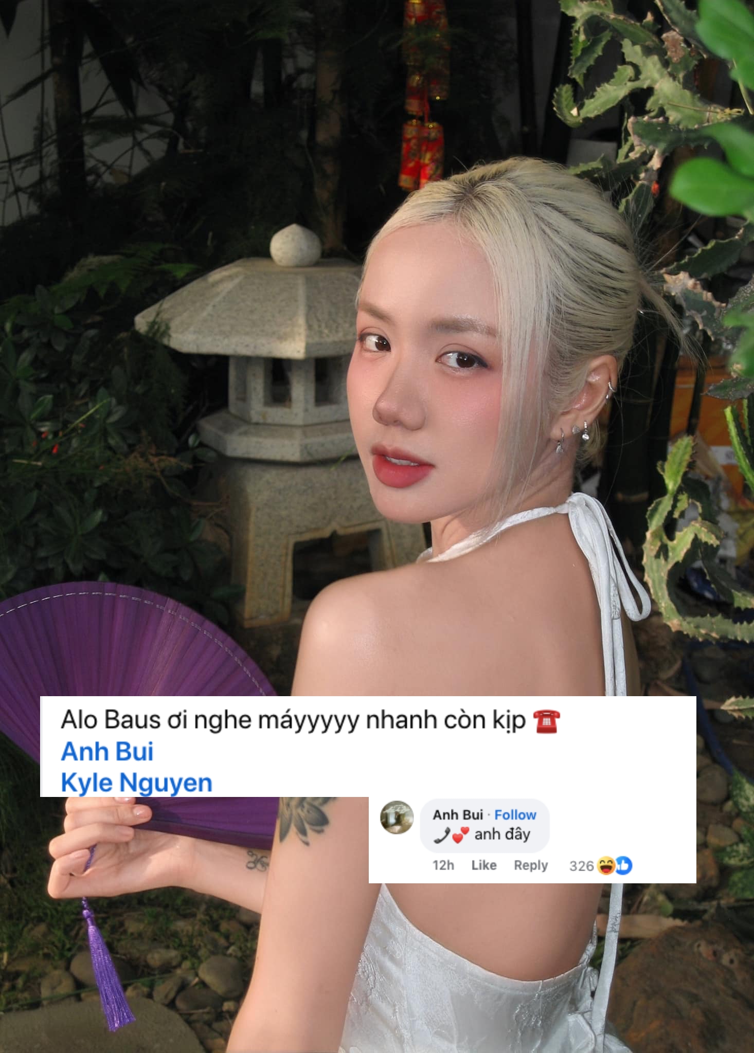 Phương Ly gọi, Andree trả lời đúng 2 chữ 