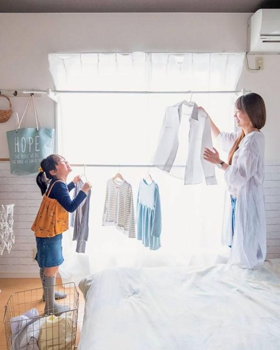 Mẹo phơi khô quần áo, vượt qu…
