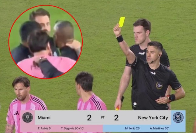 Messi chỉ mặt trọng tài, bóp cổ HLV đối phương gây bão tại MLS- Ảnh 1.