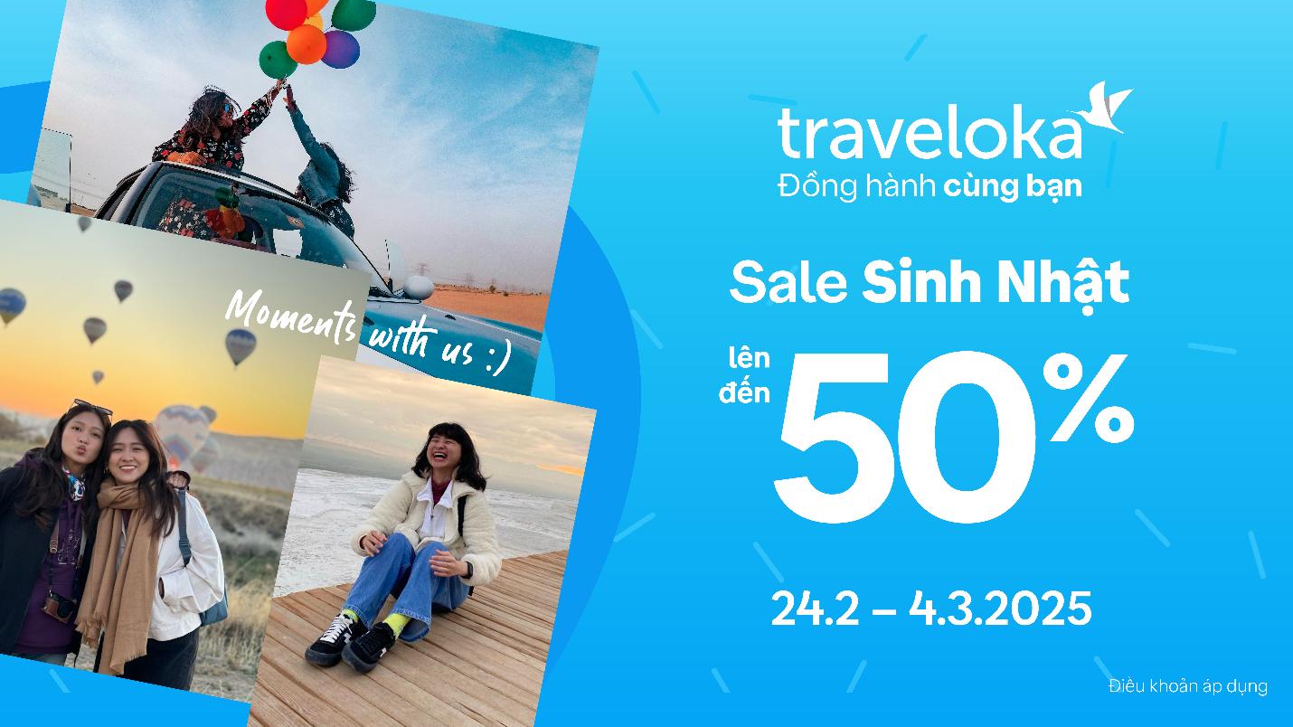 Hơn một thập kỷ đổi mới, Traveloka mừng sinh nhật với nhiều ưu đãi cho hàng triệu du khách trên khắp thế giới- Ảnh 1.