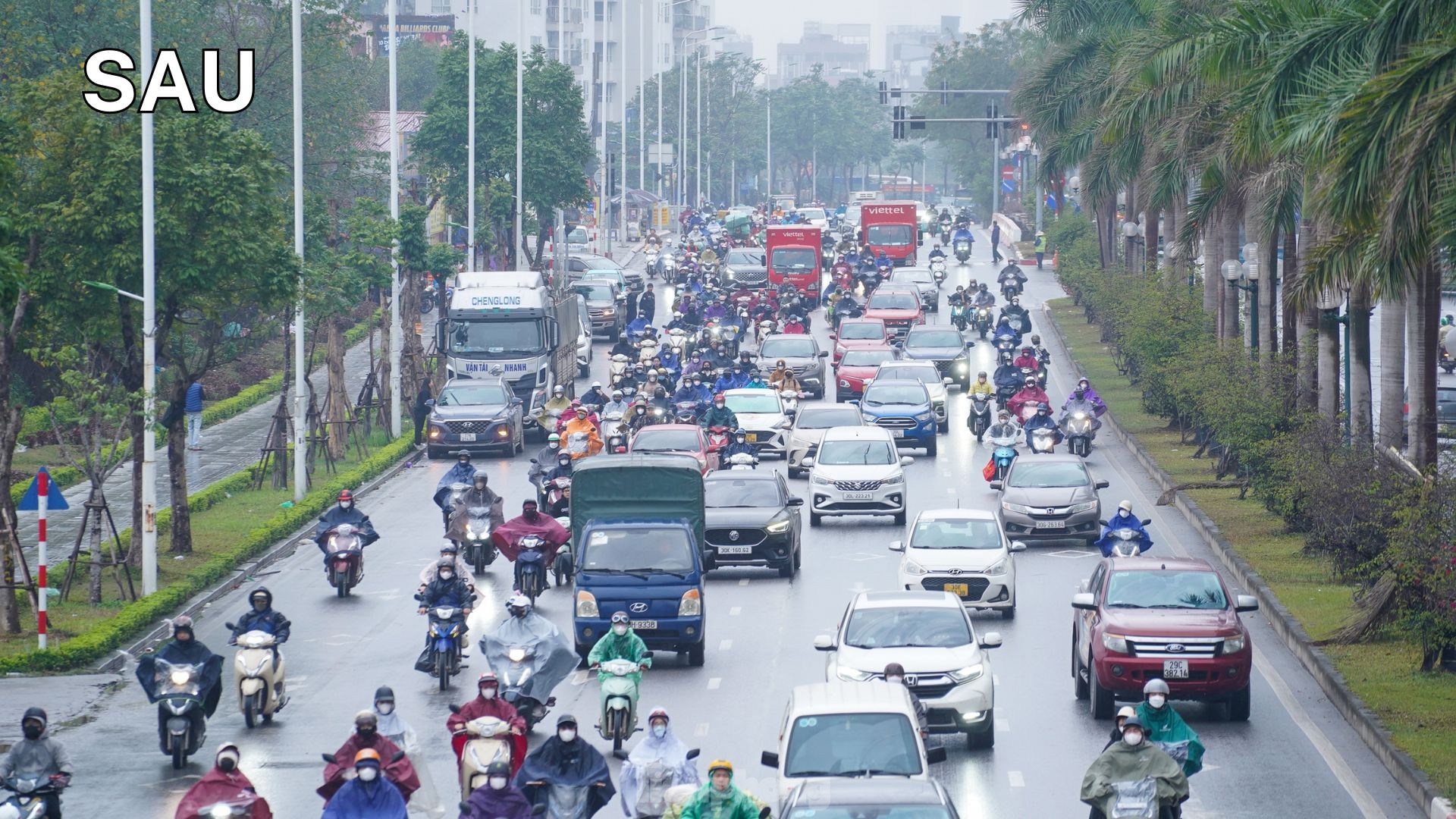 Đường 8 làn ở Hà Nội tắt đèn đỏ, đóng ngã tư để giảm ùn tắc- Ảnh 8.