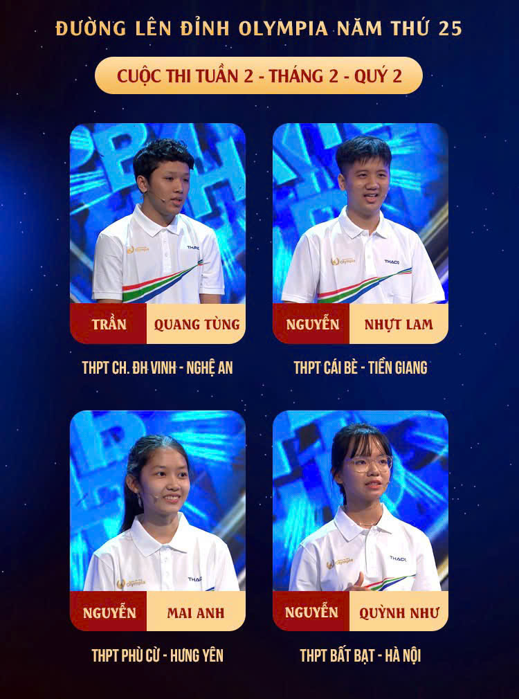Tinh hoa 3 miền c&ugrave;ng hội tụ tại Đường L&ecirc;n Đỉnh Olympia - Nam sinh Nghệ An xuất sắc về đ&iacute;ch!- Ảnh 1.