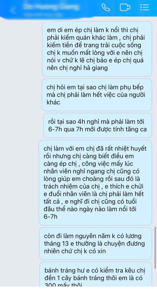 Chủ quán phở bị tố chèn ép nhân viên gây bức xúc: Nghỉ việc trừ 