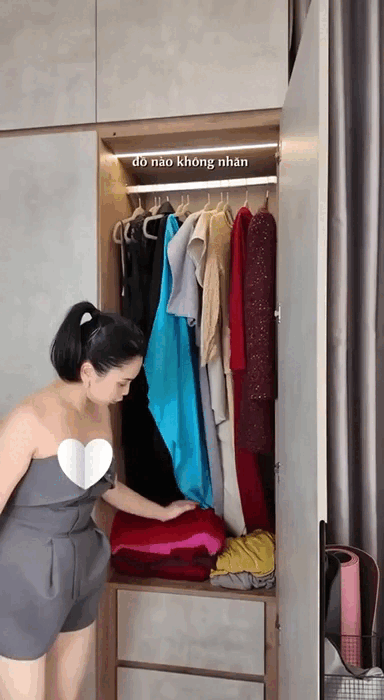 Sở hữu tủ đầy ắp quần &aacute;o, ph&uacute; b&agrave; TP.HCM bật m&iacute; mẹo sắp xếp si&ecirc;u gọn, cần g&igrave; l&agrave; thấy chỉ trong ph&uacute;t mốt!- Ảnh 4.