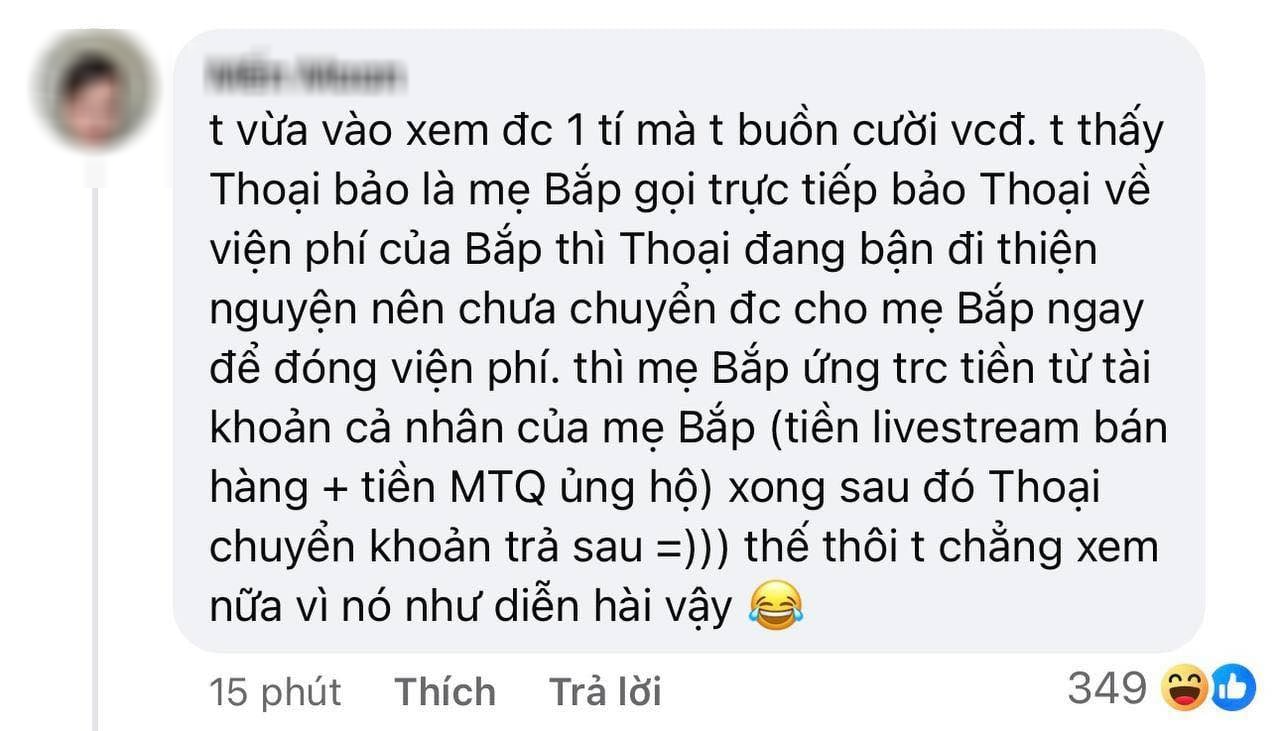 Mẹ bé Bắp lên tiếng chuyện 