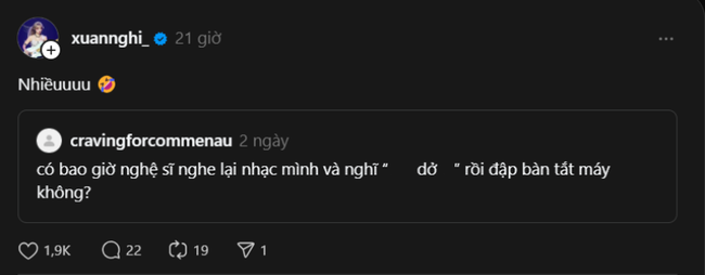 1 Chị Đẹp thừa nhận thấy "quá dở" khi nghe lại nhạc của mình, đáp 3 chữ "cảm lạnh" vì fan đòi remix lại hit cũ- Ảnh 3.