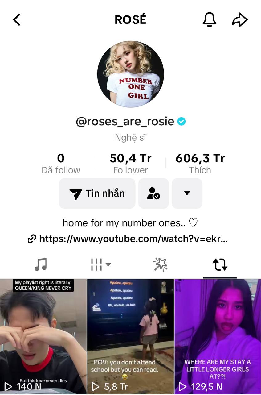 Chàng trai Việt bất ngờ xuất hiện trên kênh TikTok hơn 50 triệu followers của Rosé (BLACKPINK)- Ảnh 1.