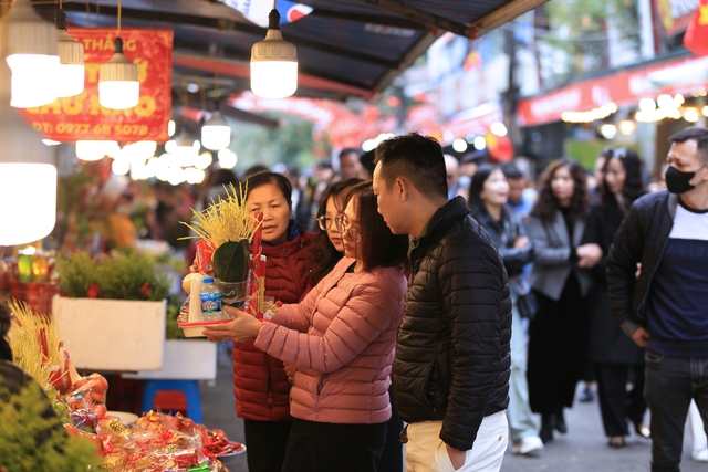 Hà Nội: Người dân "chen chân" đến Phủ Tây Hồ trong ngày làm việc đầu tiên của năm mới- Ảnh 3.