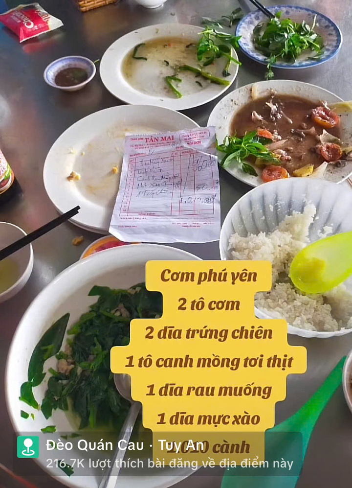 Phạt hơn 8 triệu đồng đối với chủ quán cơm ở Phú Yên bị khách tố 'chặt chém'- Ảnh 2.