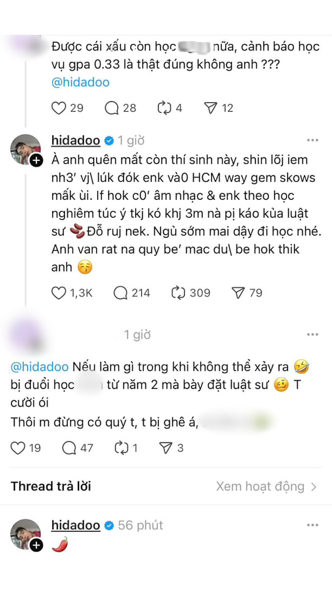 Drama đầu năm: 1 Anh trai Vbiz bị tố điểm GPA thấp chấn động, thôi học từ năm 2?- Ảnh 1.