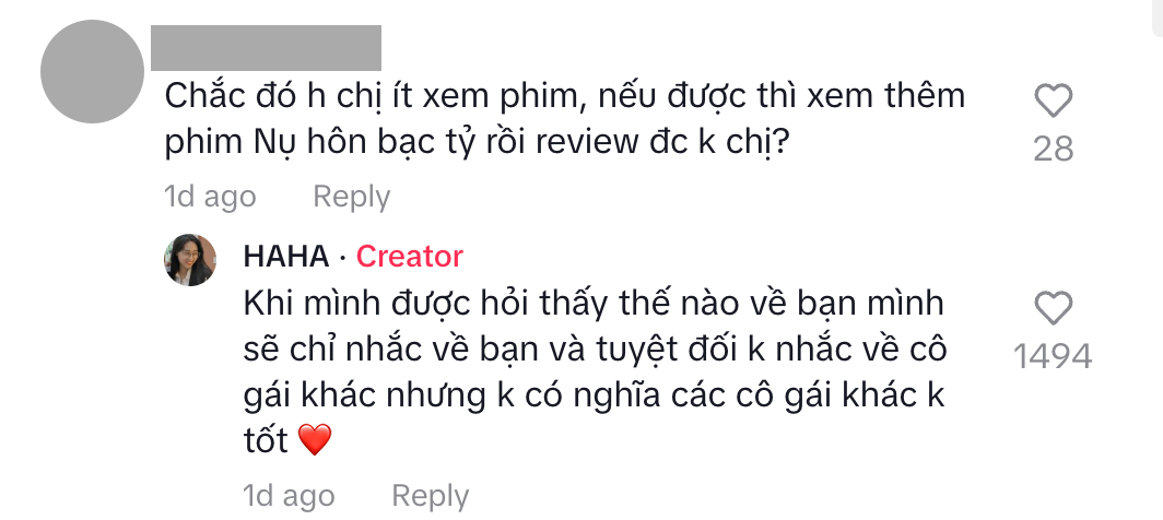 Bị mỉa mai khi khen Bộ Tứ Báo Thủ của Trấn Thành hay, cô gái có màn đáp trả 