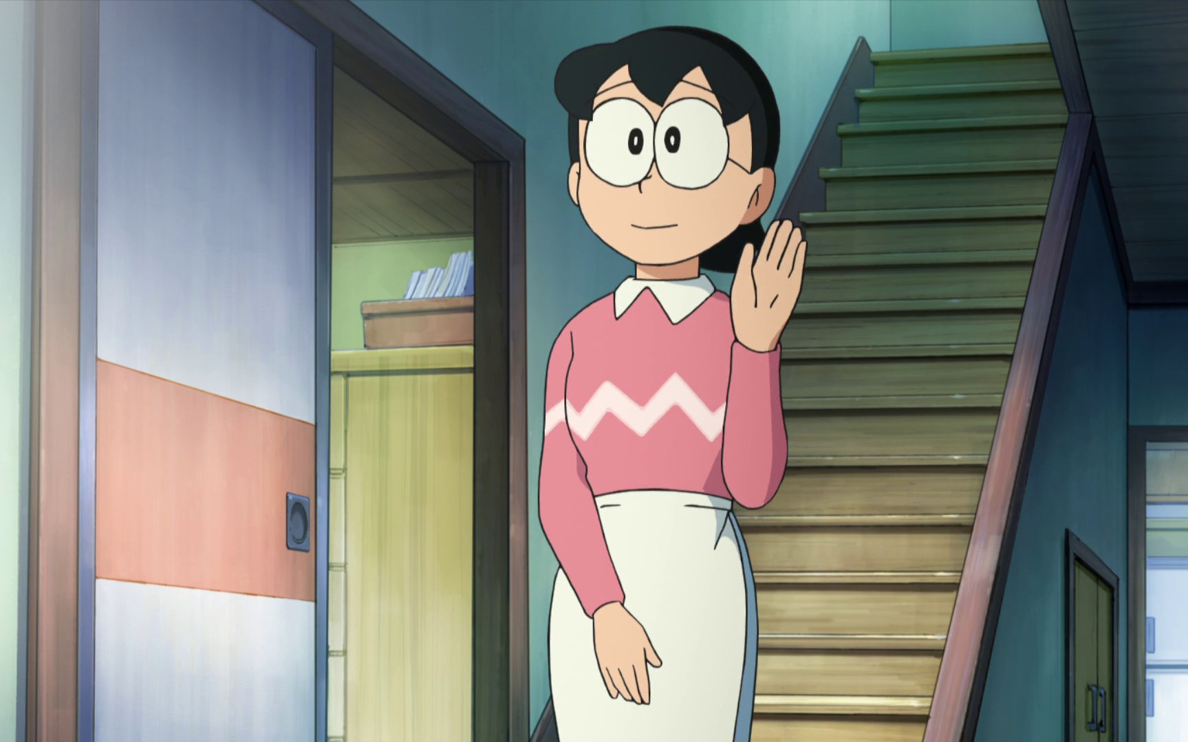 Nobita nobi and tamako nobi animation