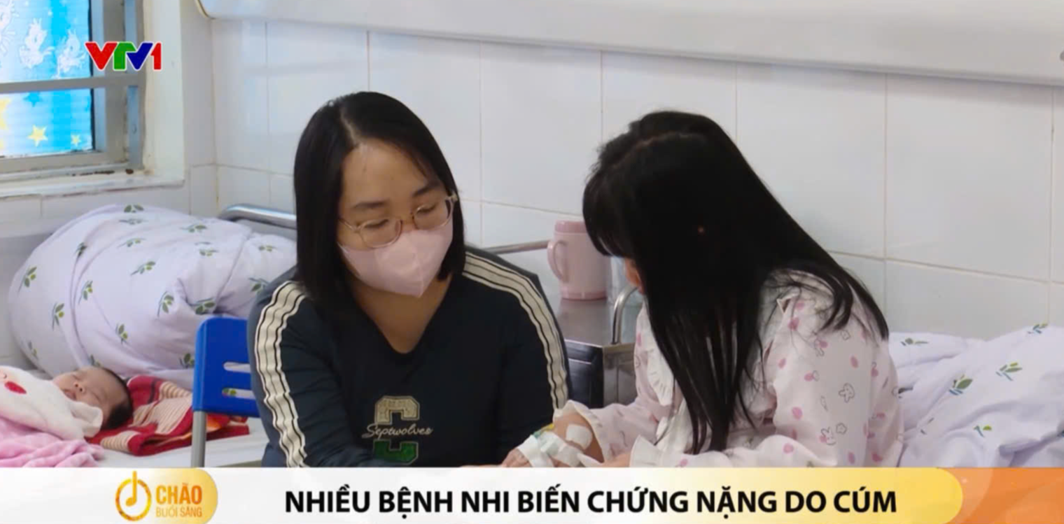 Nhiều bệnh nhi biến chứng nặng do cúm- Ảnh 2.