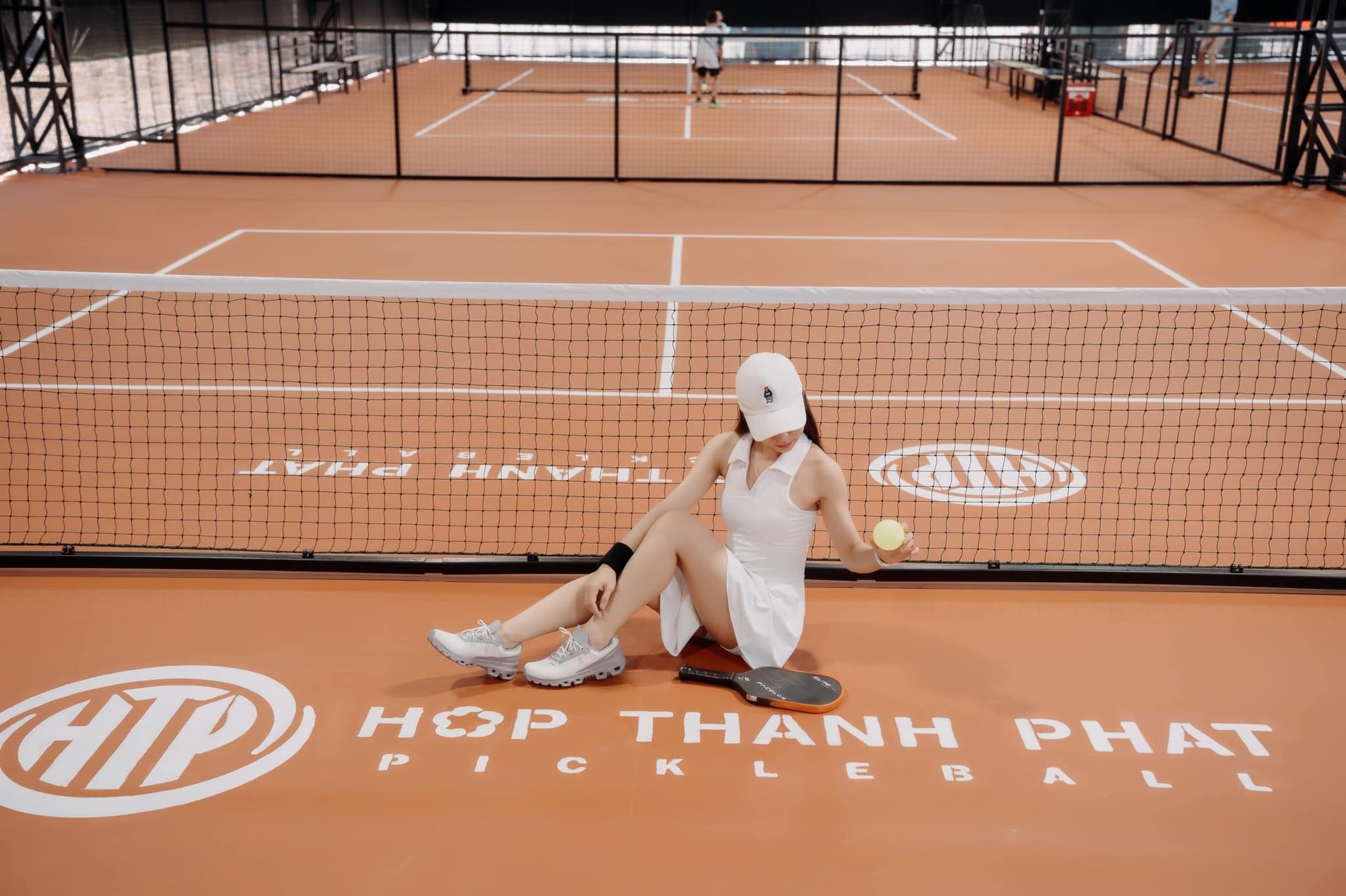 Cam thường check hotgirl Nhật Lê trên sân pickleball, nhan sắc 