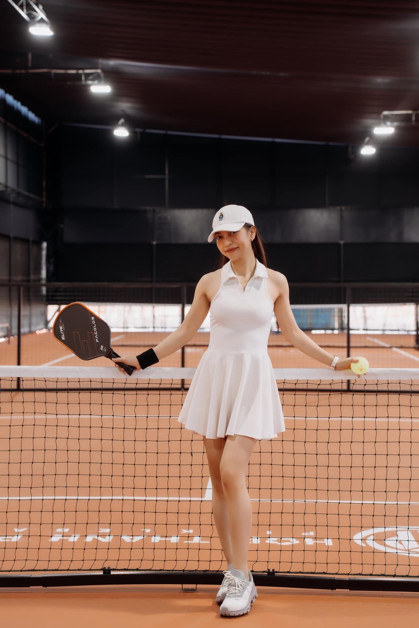 Cam thường check hotgirl Nhật Lê trên sân pickleball, nhan sắc 