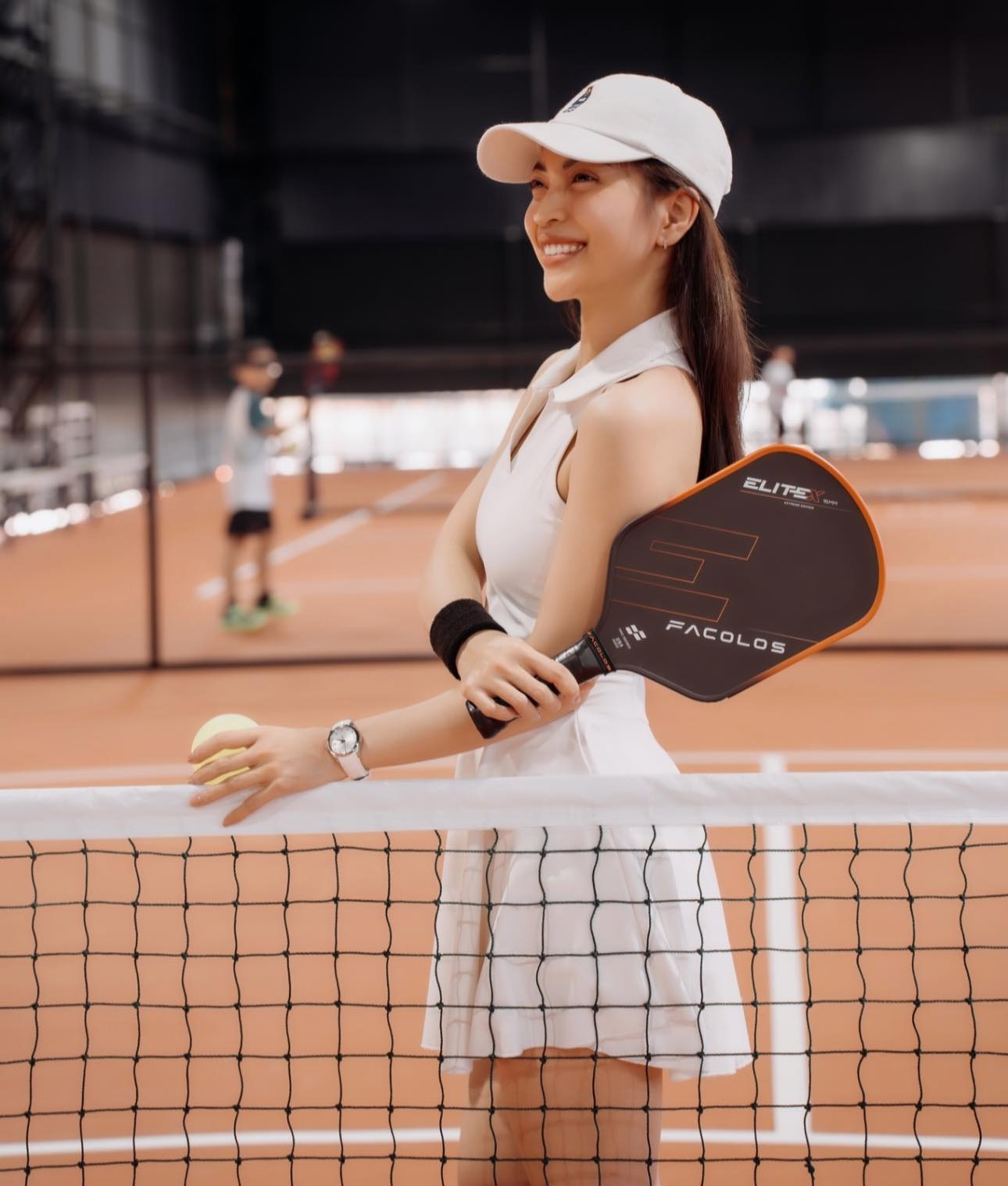 Cam thường check hotgirl Nhật Lê trên sân pickleball, nhan sắc 