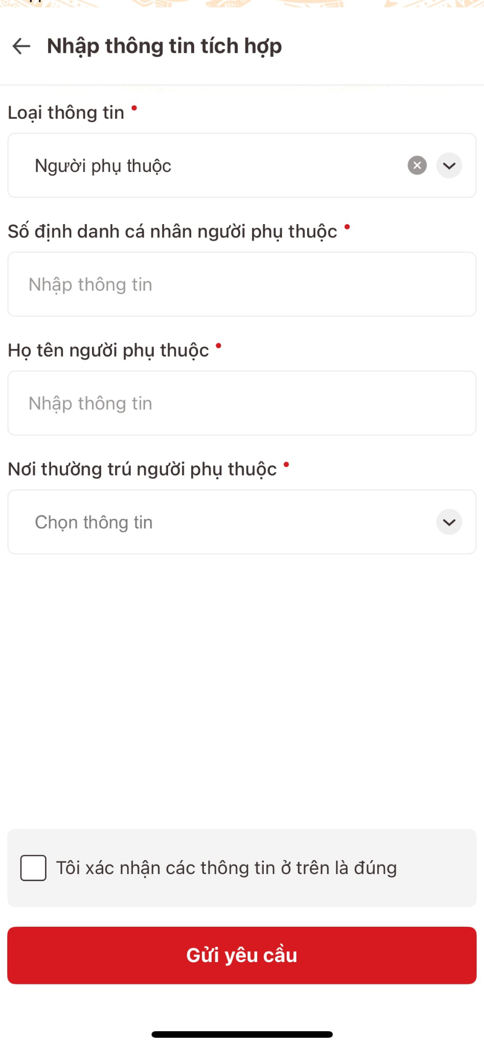 Cách thêm thông tin người phụ thuộc vào ứng dụng VNeID để được giảm trừ gia cảnh- Ảnh 7.