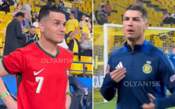 Ronaldo gây bão MXH: "Bạn không giống tôi, bạn xấu quá!"- Ảnh 1.