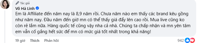 "Chiến thần" Hà Linh kêu trời vì sàn TMĐT "ồ ạt" tăng phí, thật lòng khuyên dân tình nhanh chóng làm 1 điều- Ảnh 3.