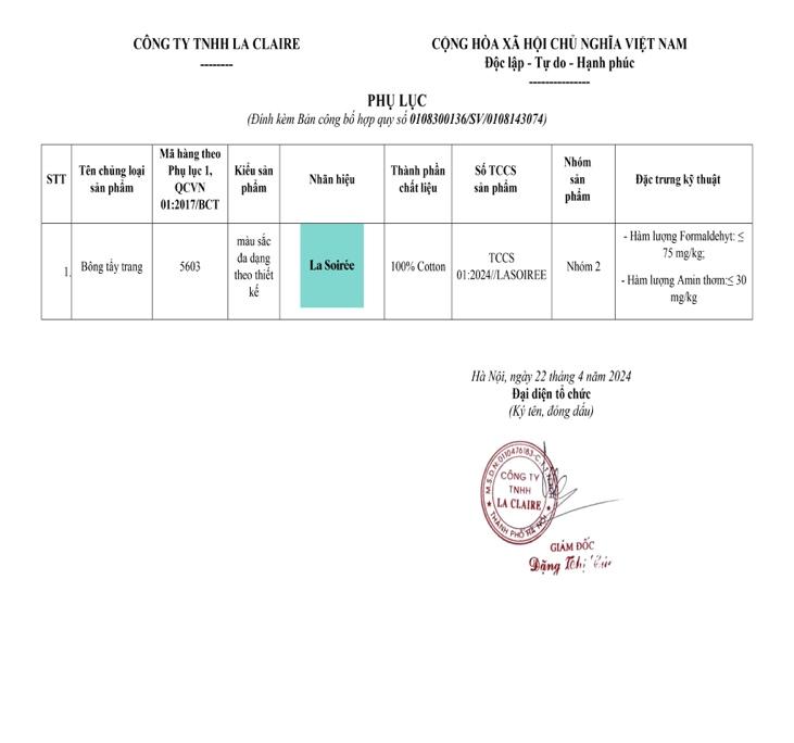 Hàng nghìn bông tẩy trang nghi giả nhãn hiệu La Soirée bị phát hiện- Ảnh 4.