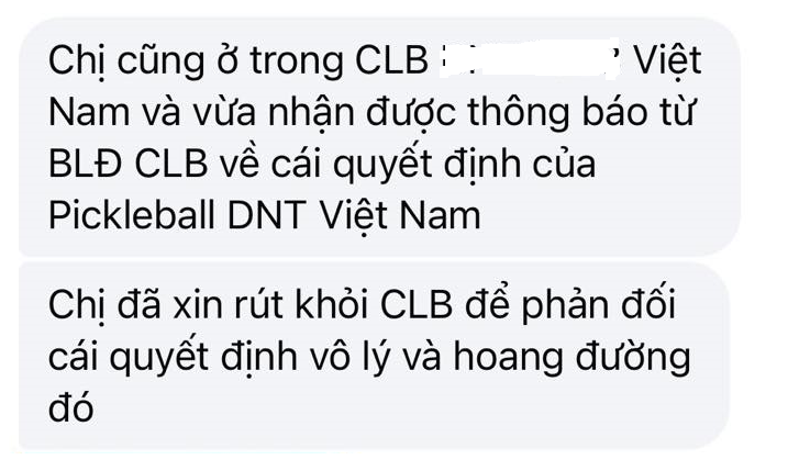 Phản ứng của cộng đồng pickleball sau khi VĐV Tùng HP bị CLB pickleball doanh nhân trẻ Việt Nam cấm thi đấu- Ảnh 2.