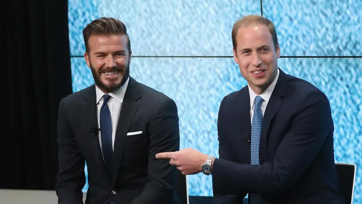 Thân vương William thừa nhận David Beckham 