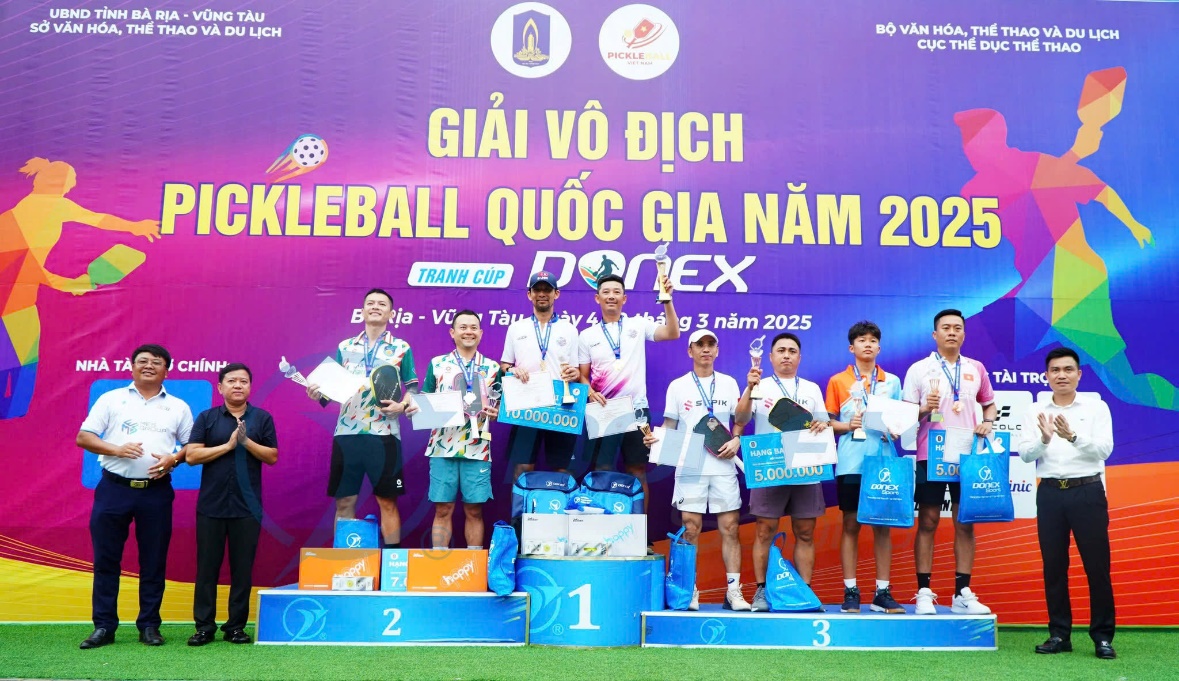 CLB Pickleball D-Joy xuất sắc vào chung kết 9/10 nội dung tại Giải vô địch pickleball Quốc gia 2025- Ảnh 3.