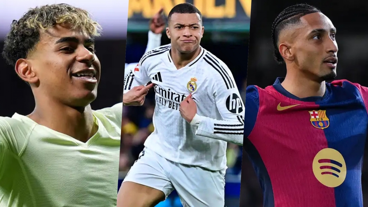 Bảng xếp hạng cuộc đua Quả bóng Vàng 2025: Raphinha so kè với Mbappe- Ảnh 1.