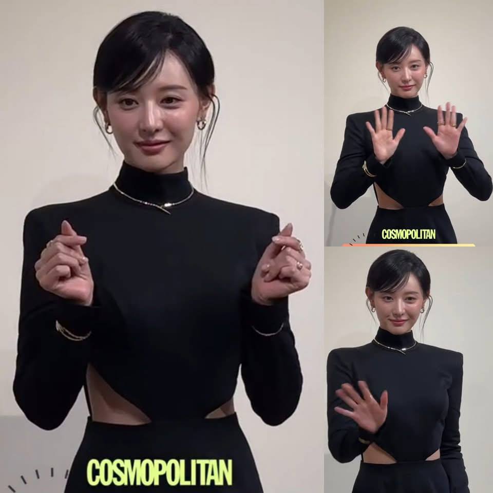 Kim Ji Won tái hiện combo viral tại event, gọi là 