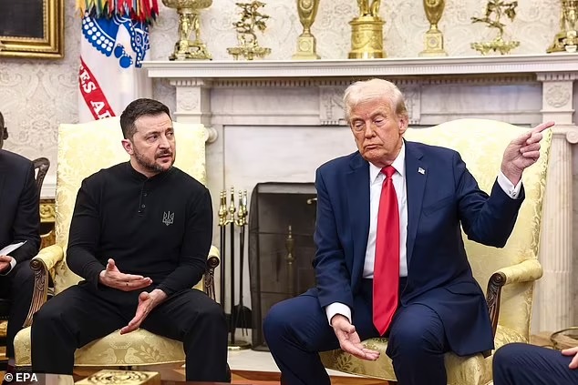 Ông Trump tỏ thái độ bất ngờ khi thấy ông Zelensky không mặc vest: Báo Anh công bố tình tiết hé lộ sự thật- Ảnh 1. Ông Trump tỏ thái độ bất ngờ khi thấy ông Zelensky không mặc vest: Báo Anh công bố tình tiết hé lộ sự thật- Ảnh 1.
