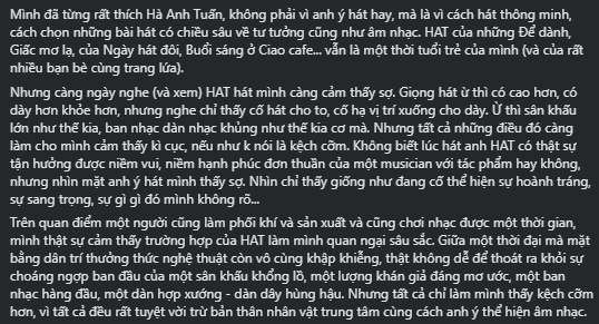 Tranh cãi: Hà Anh Tuấn bị chê “hát nghe thấy sợ”, kinh doanh thương hiệu cá nhân làm âm nhạc mất dần giá trị?- Ảnh 4.