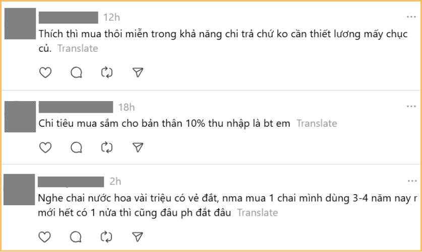 Cô gái hỏi 1 câu khiến dân mạng xôn xao: Tiền đâu ra mà mua nước hoa 4-5 triệu, túi hiệu mấy chục triệu vậy?- Ảnh 5.