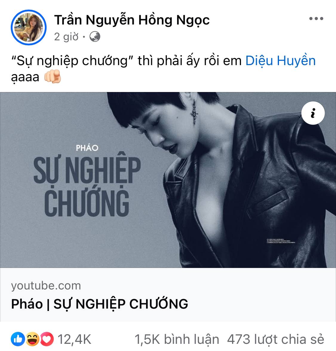 Ngọc Kem đứng về phía Pháo, thêm 1 sao nữ 