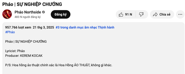 Netizen phát cuồng vì bài rap diss của Pháo: Nhạc hay, lời sâu cay, thách thức ViruSs làm clip reaction!- Ảnh 5.