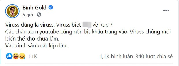 Có 1 nhân vật từng rap diss nhắm thẳng tới ViruSs trước cả Pháo, netizen phản ứng: Nhạc tiên tri là có thật!- Ảnh 5.