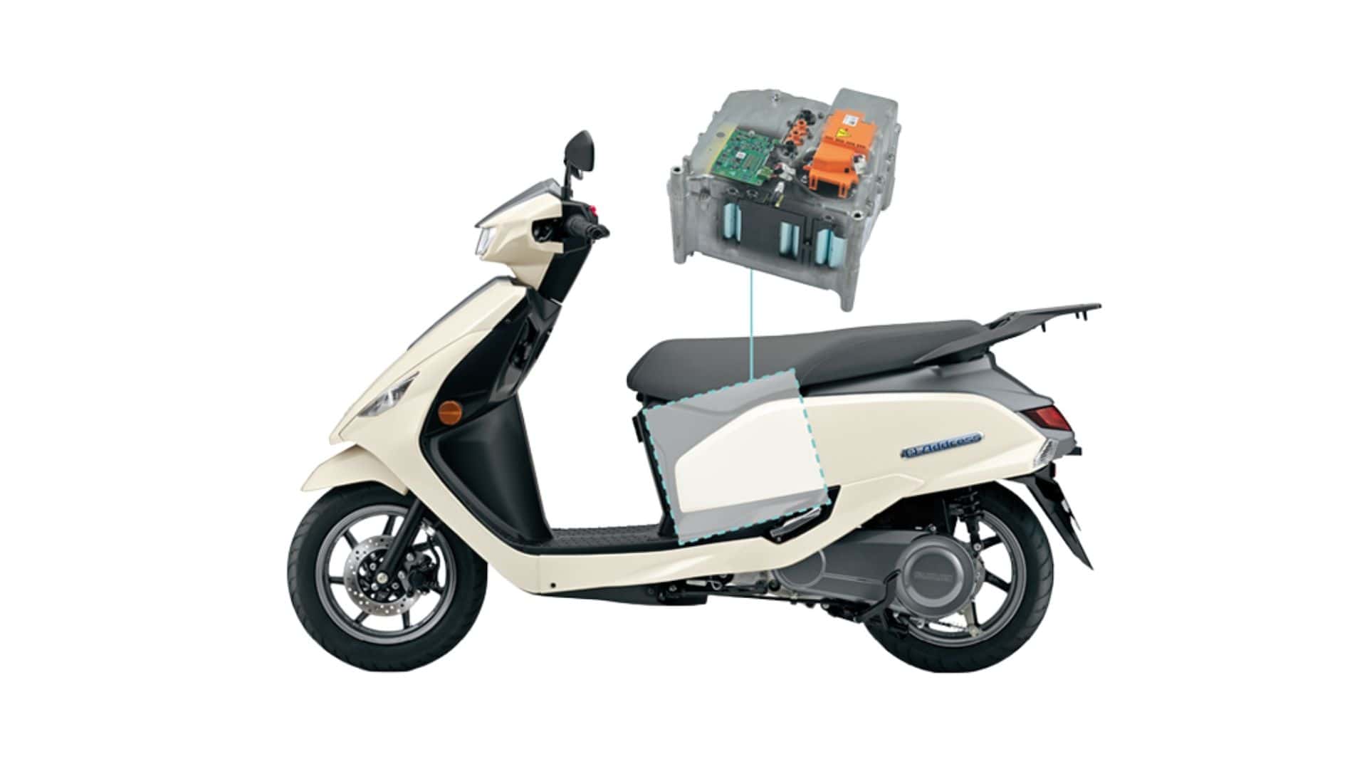 Chi tiết về chiếc xe tay ga điện đầu tiên của Suzuki: Quyết tâm vượt mặt Honda và Yamaha- Ảnh 2.