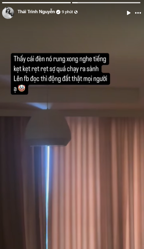 Dàn sao Việt hoang mang vì động đất: Bùi Công Nam kinh hoàng tháo chạy, cảnh tượng rung lắc bên trong nhà 1 sao nữ gây sợ hãi- Ảnh 1. Dàn sao Việt hoang mang vì động đất: Bùi Công Nam kinh hoàng tháo chạy, cảnh tượng rung lắc bên trong nhà 1 sao nữ gây sợ hãi- Ảnh 1.