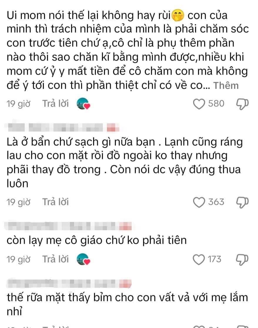 Cô giáo mầm non nài nỉ: 