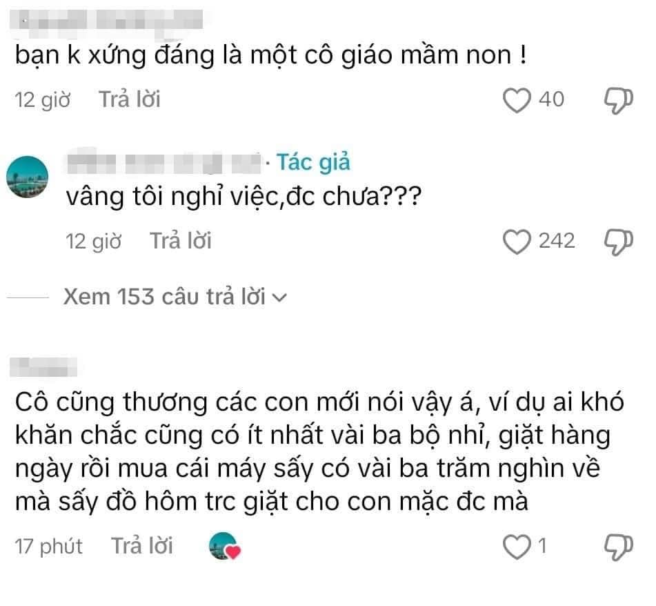 Cô giáo mầm non nài nỉ: 
