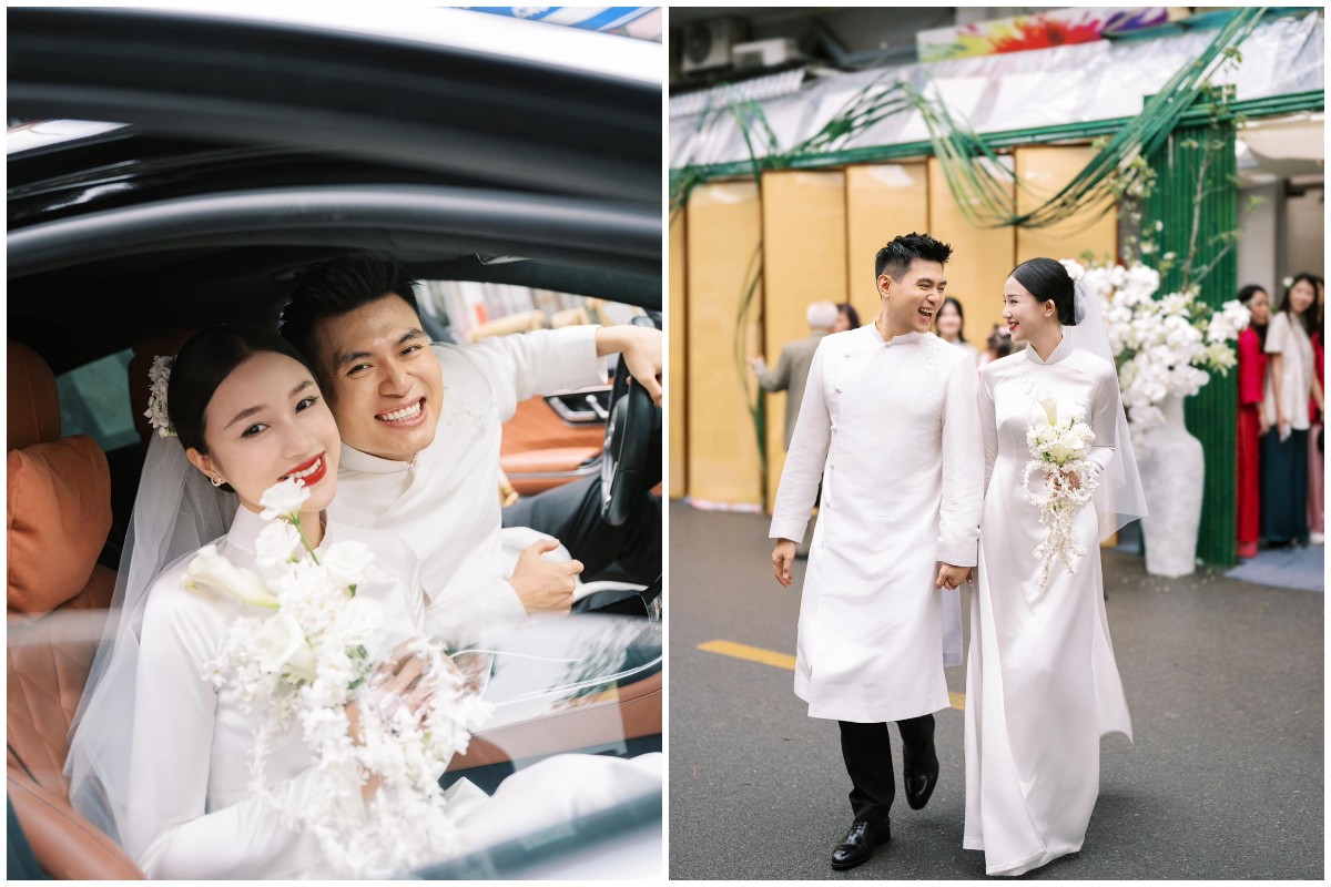 Xả ảnh nét căng lễ ăn hỏi của Salim và Hải Long, 2 bó hoa cầm tay bỗng khiến netizen đổ xô xin "in tư"- Ảnh 2.