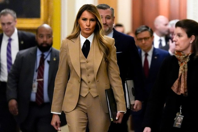 Bà Melania Trump quyền lực trước Quốc hội Mỹ- Ảnh 1.