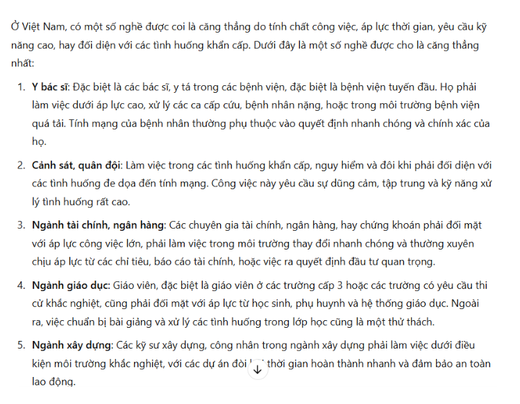 Hỏi ChatGPT và DeepSeek "Nghề nào áp lực nhất?": 2 công cụ AI đều liệt kê 3 nghề mới được Quốc Hội tăng lương, có nghề đi học còn nhận trợ cấp gần 4 triệu/tháng- Ảnh 1.