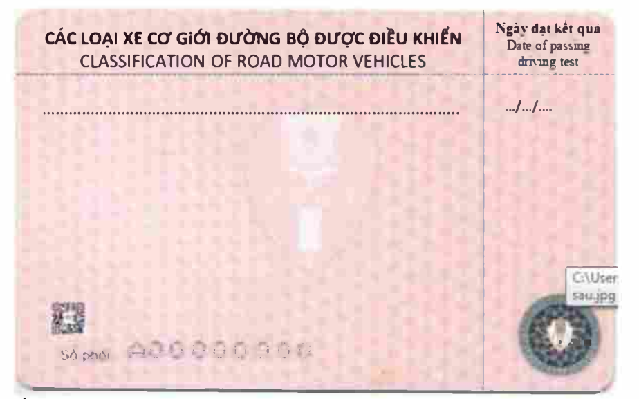 Từ ng&agrave;y 1/3, mẫu bằng l&aacute;i xe mới ch&iacute;nh thức c&oacute; hiệu lực- Ảnh 2.