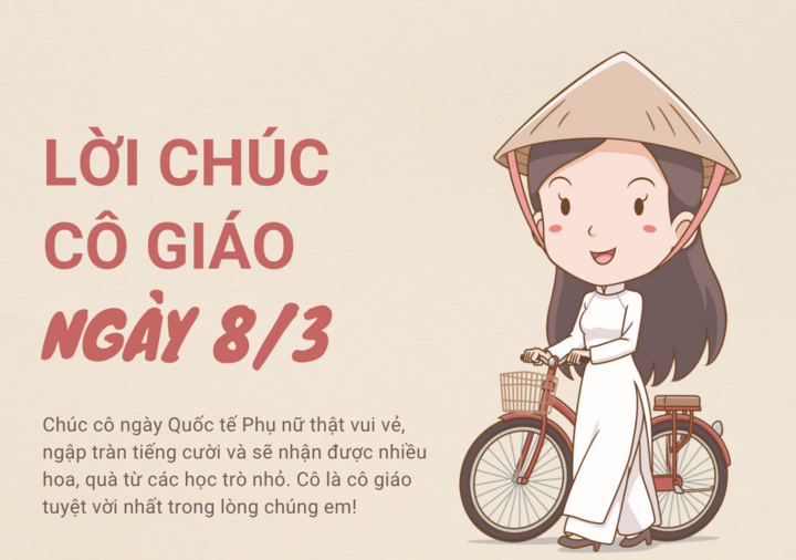 Lời chúc Ngày Quốc tế Phụ nữ 8/3 dành cho cô giáo- Ảnh 1.