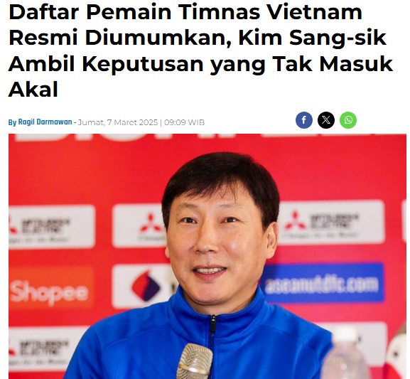 Báo Indonesia: “HLV Kim Sang-sik đã đưa…