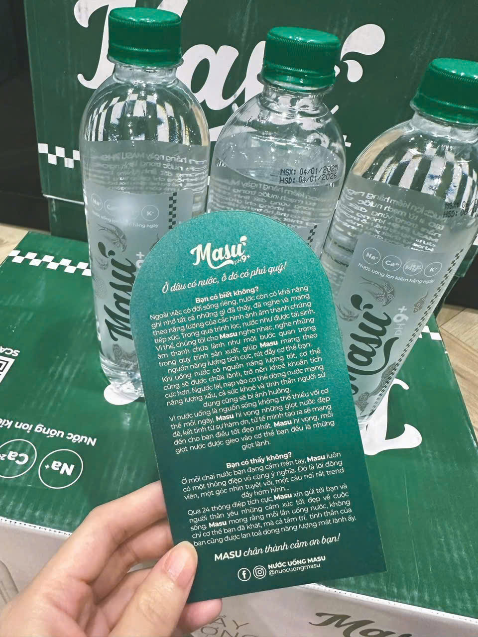 Vận chuyển nước khoáng masu bằng đường sắt