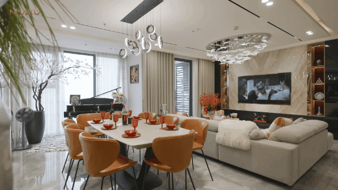 Căn hộ 300m2 của cô giáo trường Ams ở Hà Nội: Tâm huyết từng góc, cực chú trọng phong thủy- Ảnh 3.