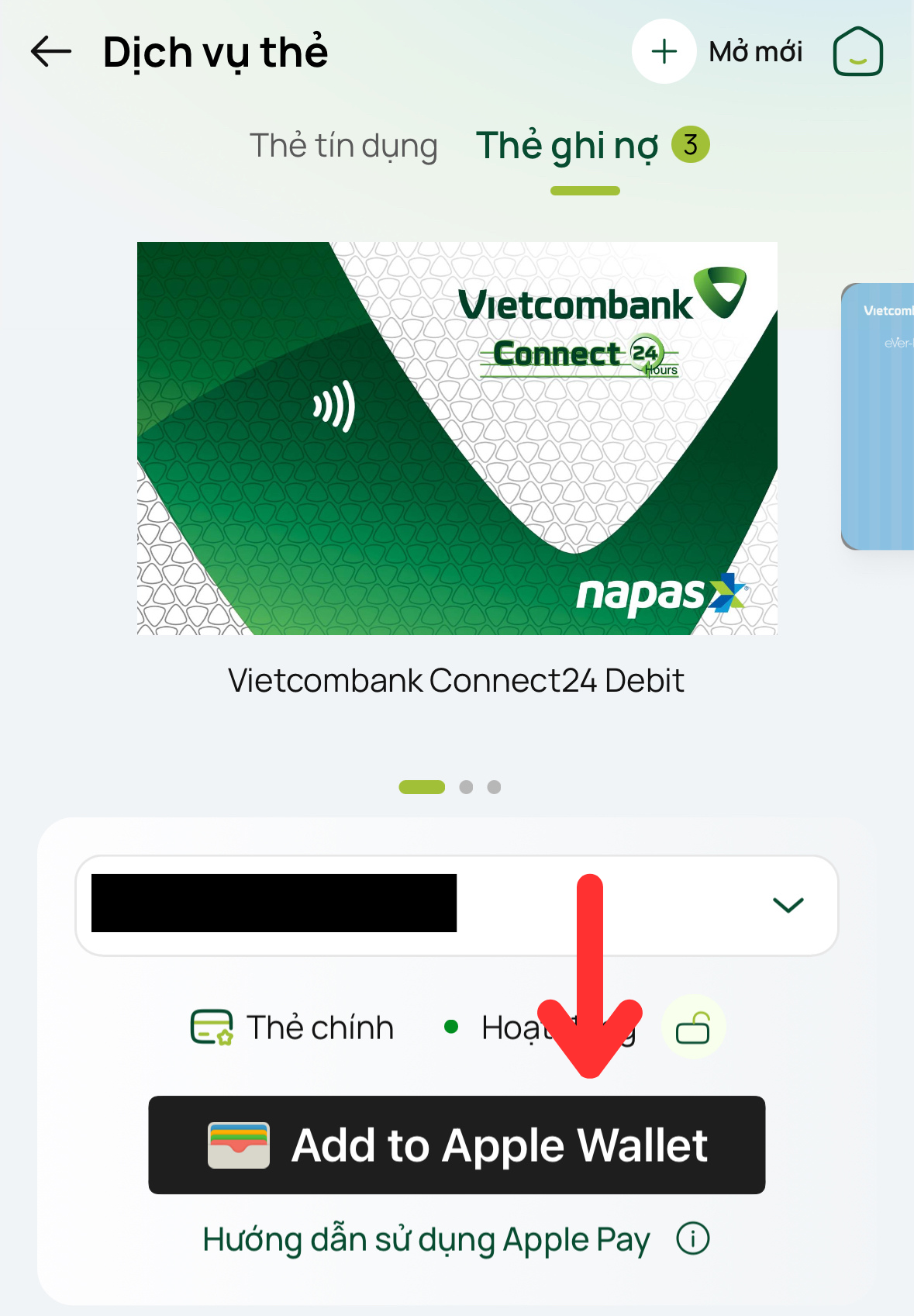 Hướng dẫn k&iacute;ch hoạt Apple Pay với thẻ nội địa Vietcombank, thao t&aacute;c đơn giản!- Ảnh 8.